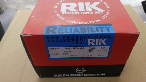 6SD1TC RIK Piston Ring 17370 Isuzu 1121210770 Untuk Truk CXG23